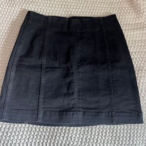 Wild Fable Black Jean Skirt